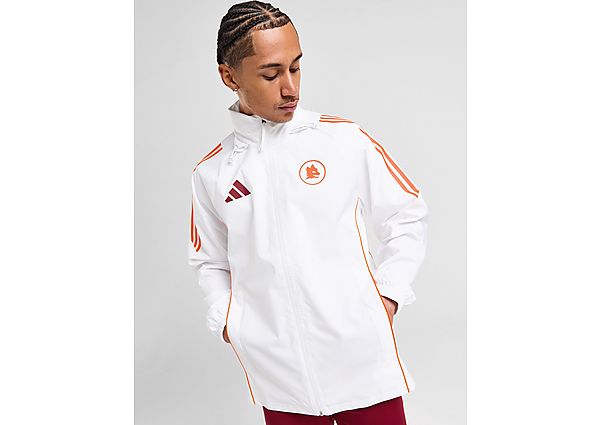 adidas AS Roma Rain Jacket  White