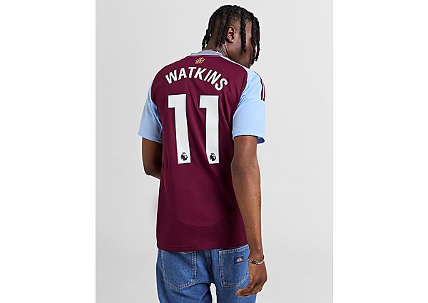 adidas Aston Villa 2024/25 Watkins #11 Home Shirt  Red