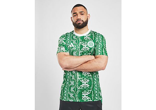 adidas Celtic Presentation Shirt  Green