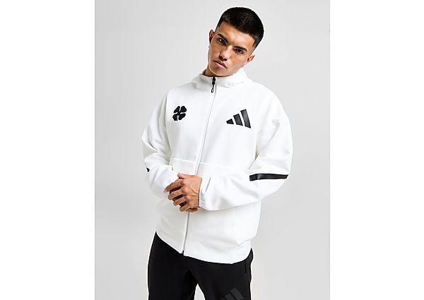 adidas Celtic Z.N.E. Hoodie  White