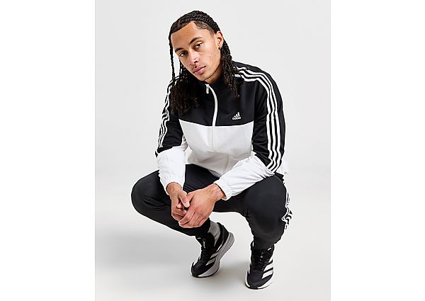 adidas Colour Block Woven Tracksuit  Black