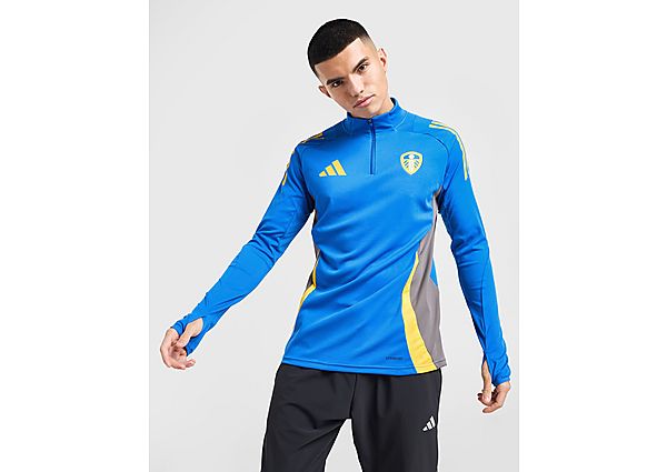 adidas Leeds United FC Training 1/4 Zip Top  Blue