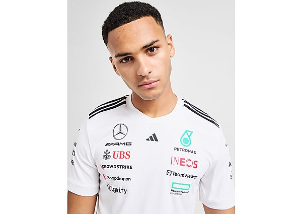 adidas Mercedes AMG Petronas F1 Driver Jersey  White