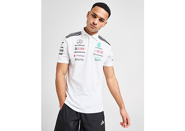 adidas Mercedes AMG Petronas F1 Team Polo Shirt  White