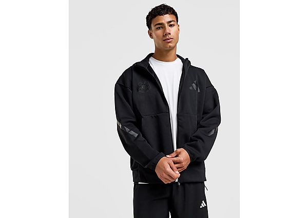 adidas Newcastle United FC Z.N.E. Hoodie  Black