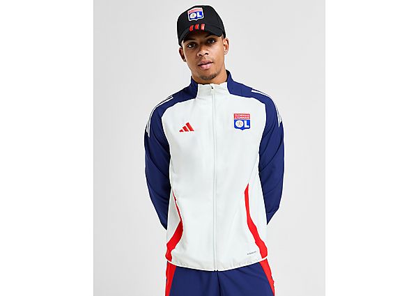 adidas Olympique Lyon Presentation Jacket  White