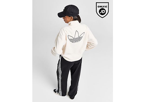 adidas Originals 1/2 Zip Polar Fleece  White