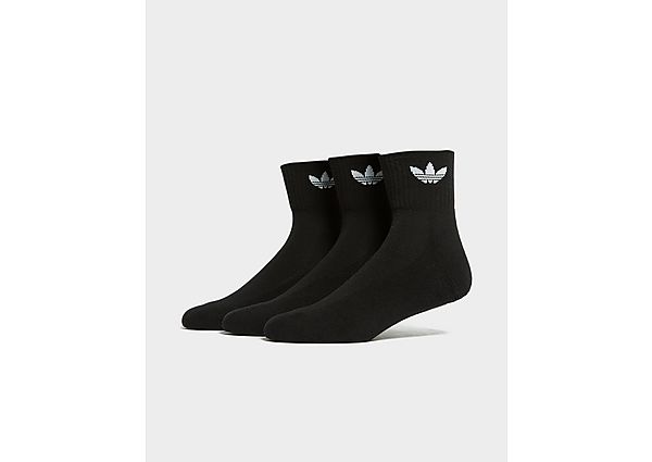 adidas Originals 3 Pack Crew Socks  Black