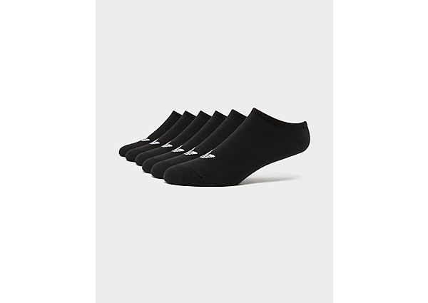 adidas Originals 6 Pack No Show Socks  Black