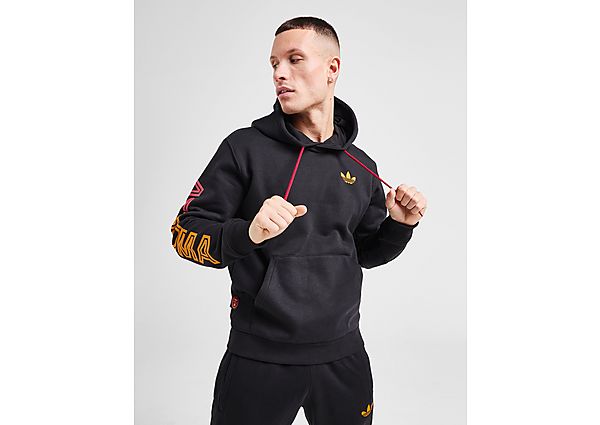 adidas Originals AS Roma Graphic Hoodie  Black