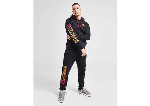 adidas Originals AS Roma Graphic Joggers  Black