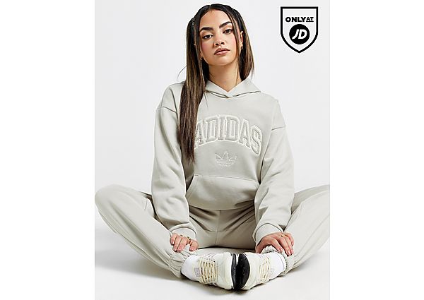 adidas Originals Cosy Logo Hoodie  Grey