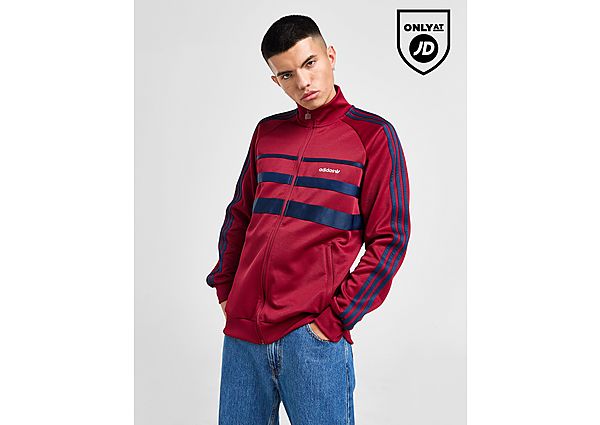 adidas Originals First Track Top  Burgundy