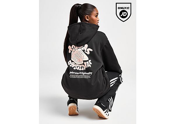 adidas Originals Footwear Bubble Graphic Hoodie  Black