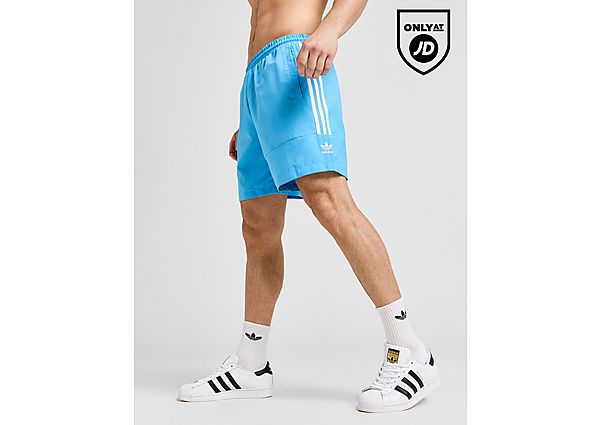 adidas Originals Lock Up Swim Shorts  Blue