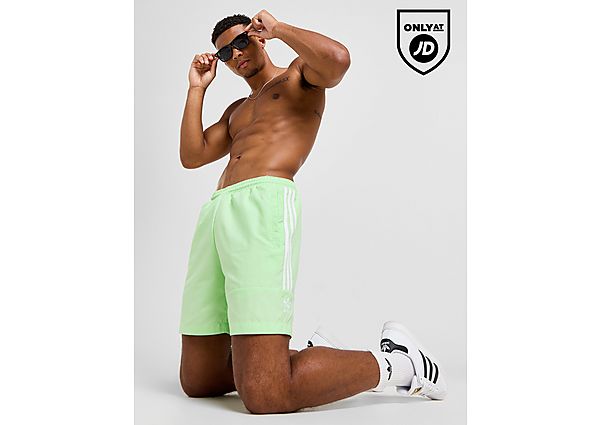 adidas Originals Lock Up Swim Shorts  Green