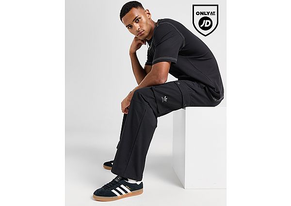 adidas Originals Relaxed Ripstop Cargo Pants  Black