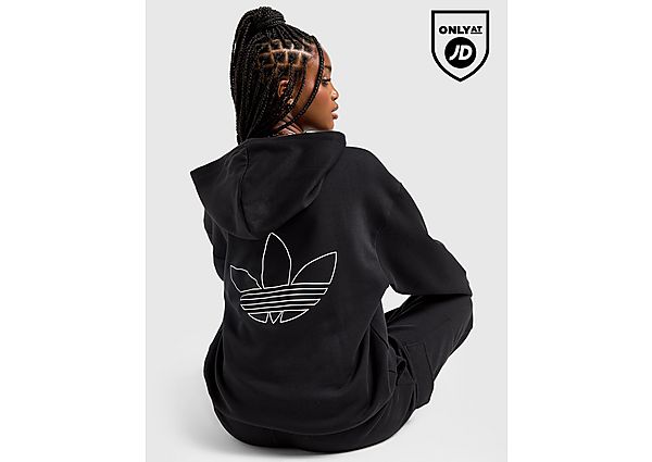 adidas Originals Shine Boyfriend Overhead Hoodie  Black