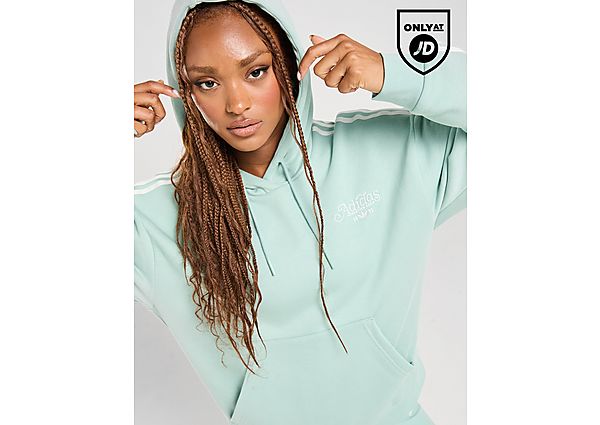 adidas Originals Sport Club Overhead Hoodie  Green