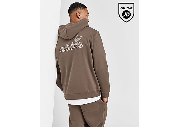 adidas Originals Stitch Hoodie  Brown