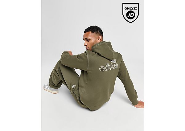 adidas Originals Stitch Hoodie  Khaki