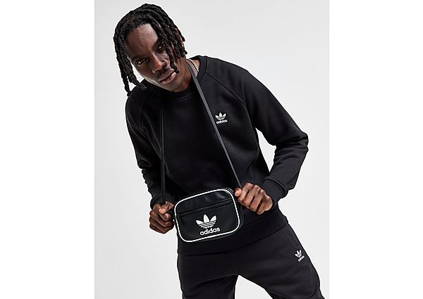 adidas Originals Trefoil Essential Crew Sweatshirt  Black