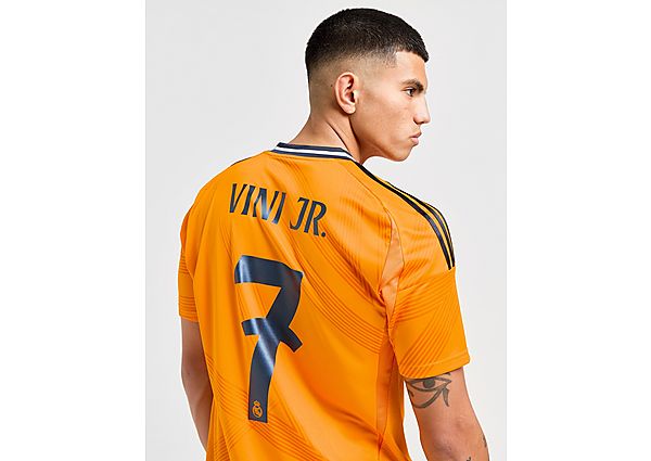 adidas Real Madrid 2024/25 Vini Jr #7 Away Shirt  Orange