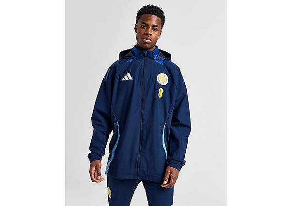 adidas Scotland Tiro 24 All Weather Jacket  Navy