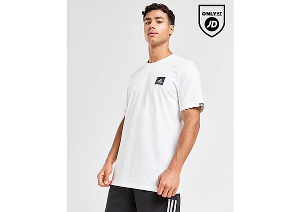 adidas Small Graphic T Shirt  White