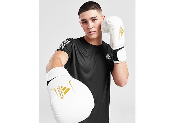 adidas Speed 50 Boxing Gloves  White