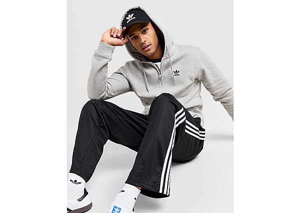 adidas Trefoil Essentials Full Zip Hoodie  Grey