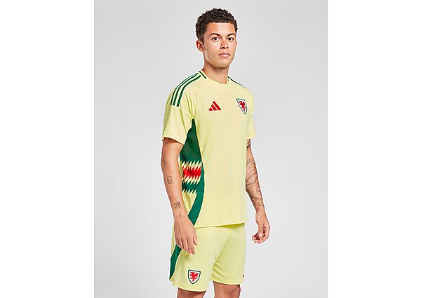 adidas Wales 2024 Away Shorts  Yellow