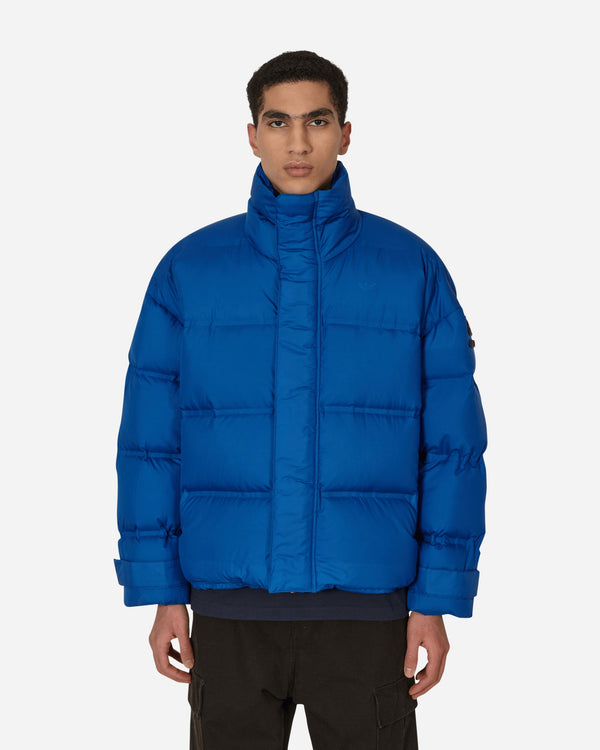 adidas Blue Version Oversized Down Puffer Jacket Blue