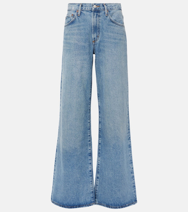 Agolde Clara low-rise wide-leg jeans