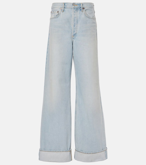 Agolde Dame high-rise wide-leg jeans