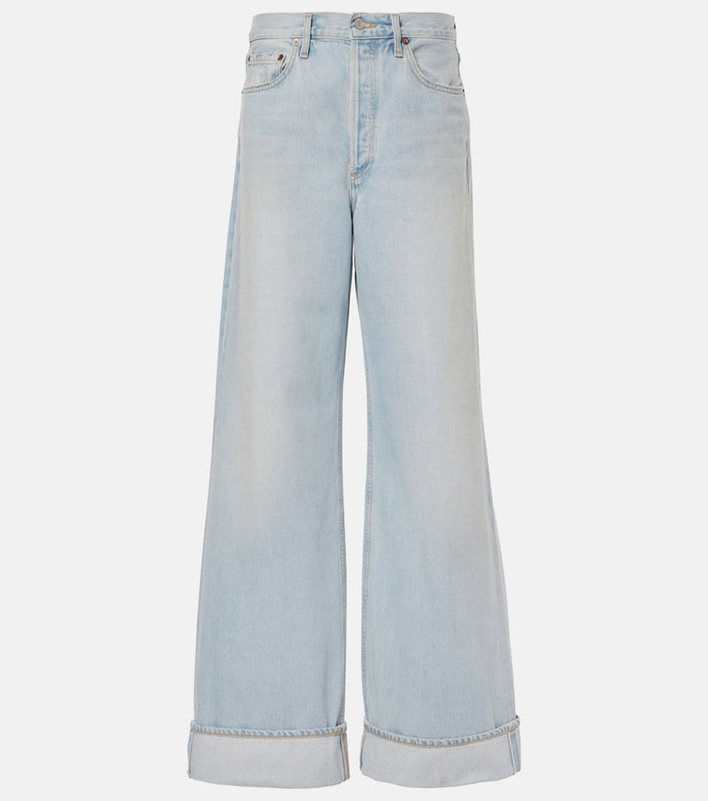 Agolde Dame high-rise wide-leg jeans