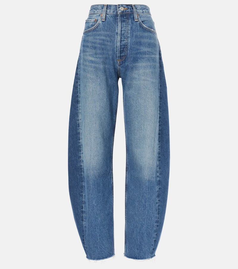 Agolde Luna high-rise barrel-leg jeans