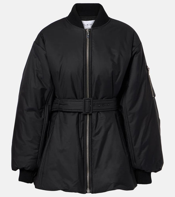 Alaïa Belted cotton-blend jacket