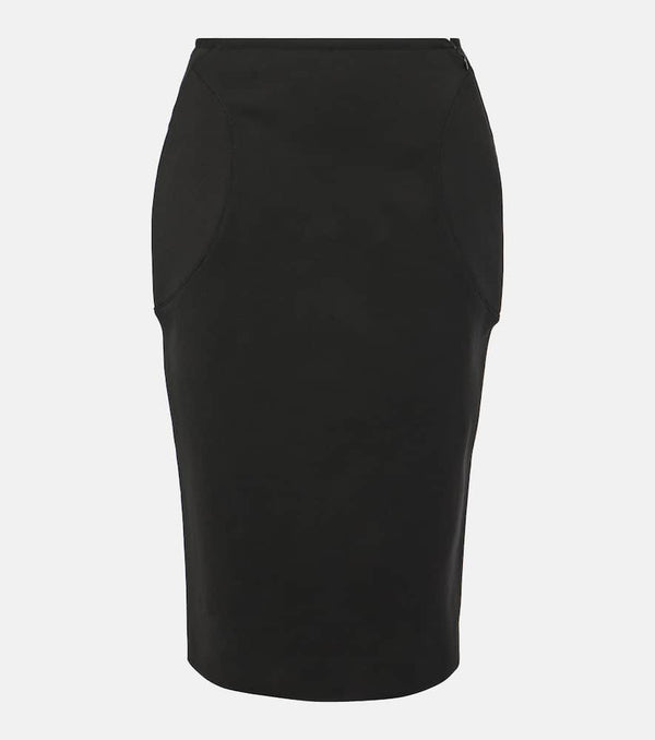 Alaïa Ruched pencil skirt