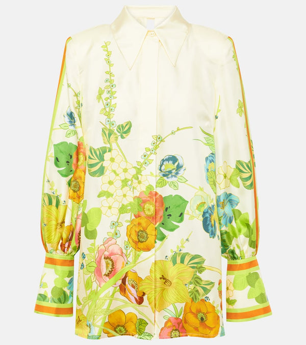 Alémais Floral silk shirt