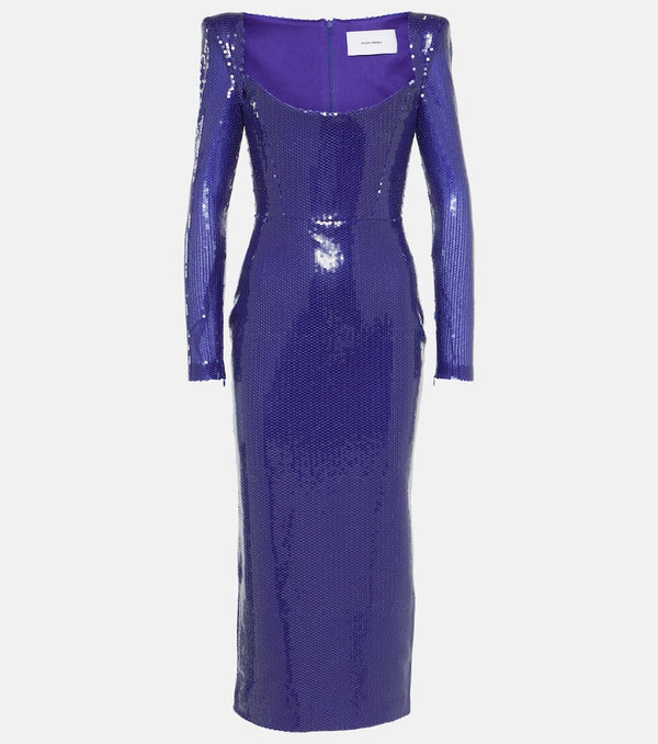 Alex Perry Sequined midi dress