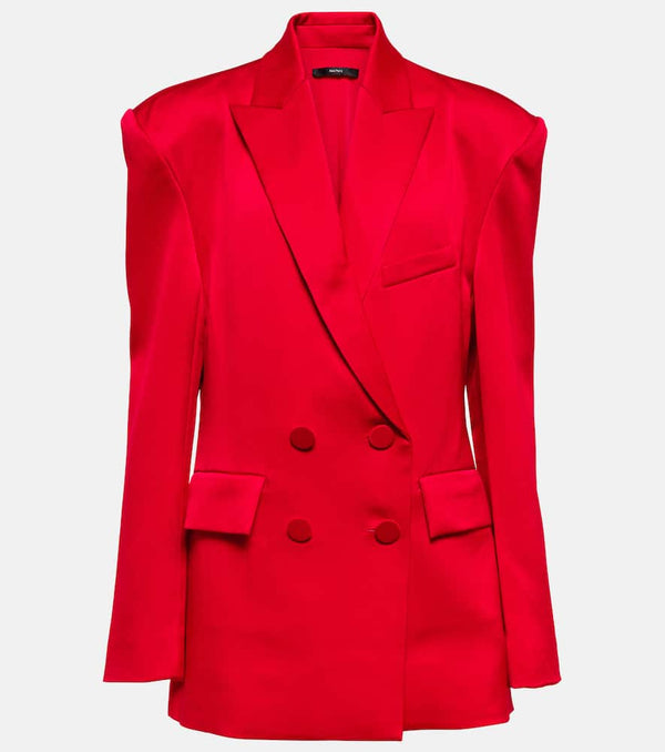 Alex Perry Wells satin crêpe blazer