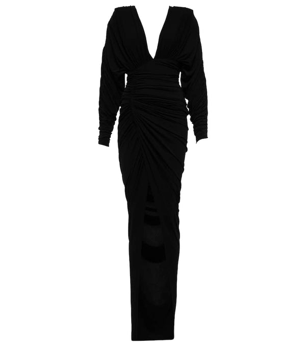 Alexandre Vauthier Ruched jersey maxi dress