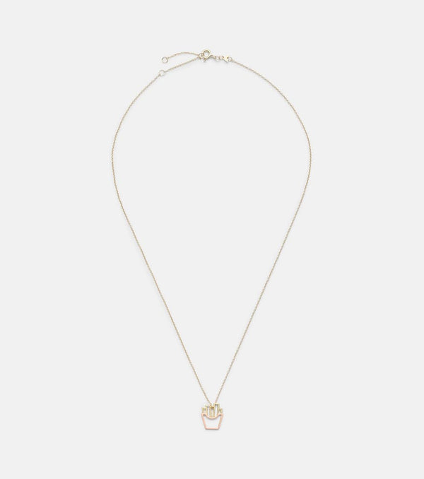 Aliita Papitas 9kt gold charm necklace