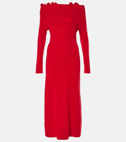 Altuzarra Lunaire off-shoulder cashmere gown