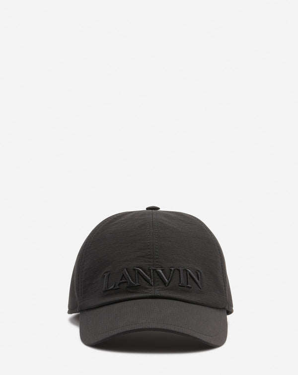 Lanvin Cap In Ripstop Black Lanvin