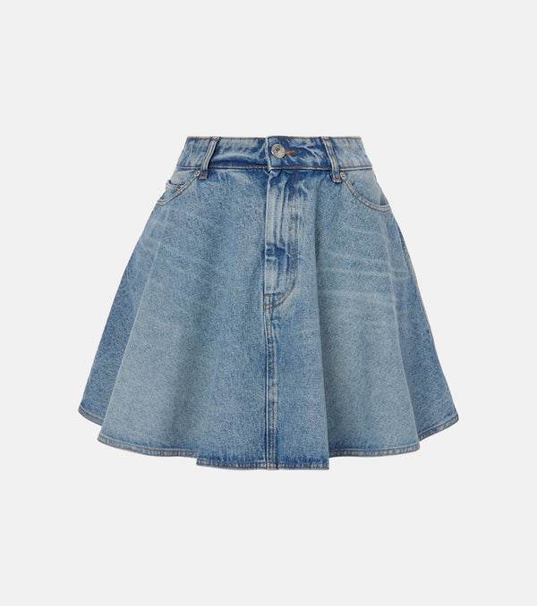 Ami Paris Denim miniskirt