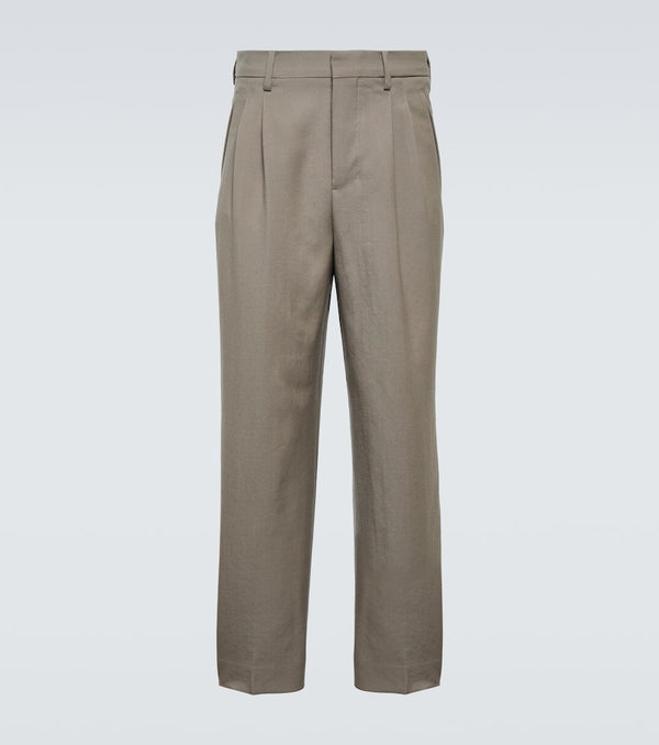 Ami Paris Wool gabardine straight pants