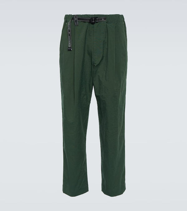 And Wander Nylon Chino Tuck tapered pants