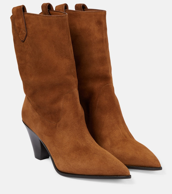 Aquazzura Boogie suede cowboy boots